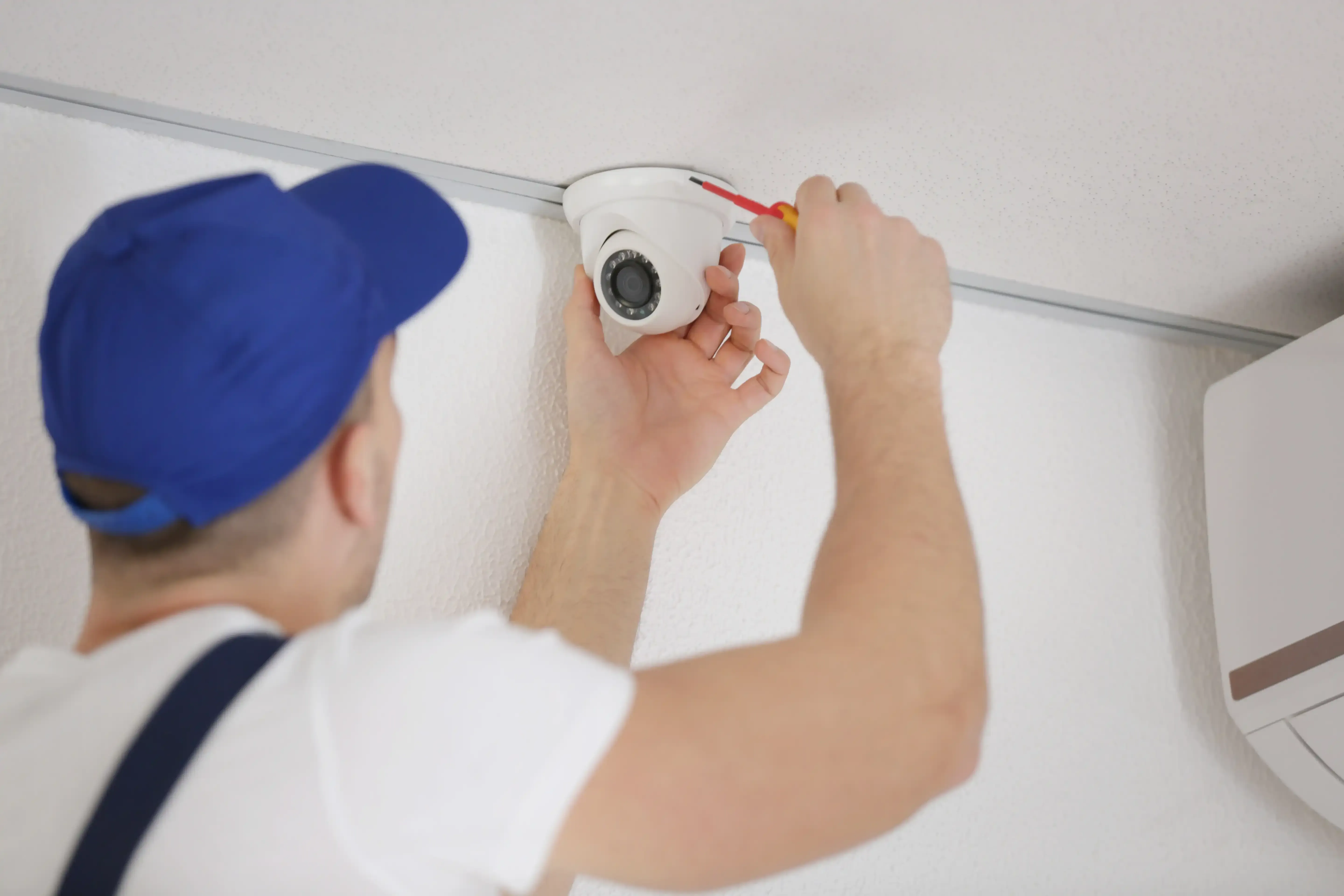 Mise en marche d'une installation caméra de surveillance